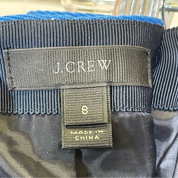 J.Crew, Blue and White Striped Pencil Skirt. Size 8. Excellent condition! - Picture 5 of 7